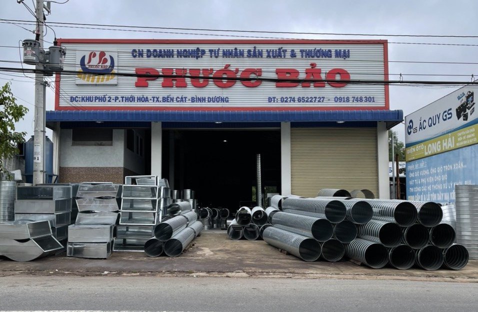 Quy mô và năng lực sản xuất của các xưởng ống gió tại Bình Dương